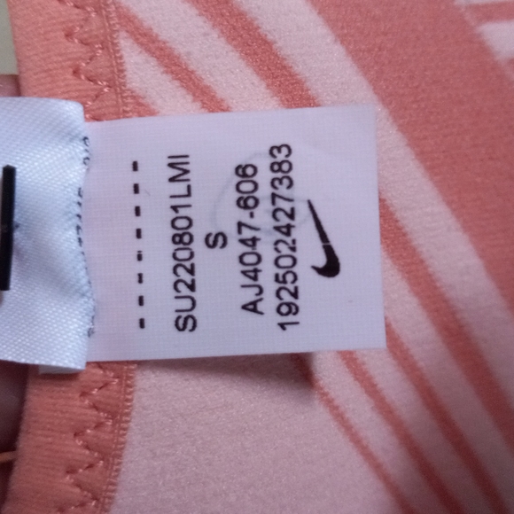 NIKE Pink Compression Sports Training Super Support Bra SZ Small - Picture 11 of 12